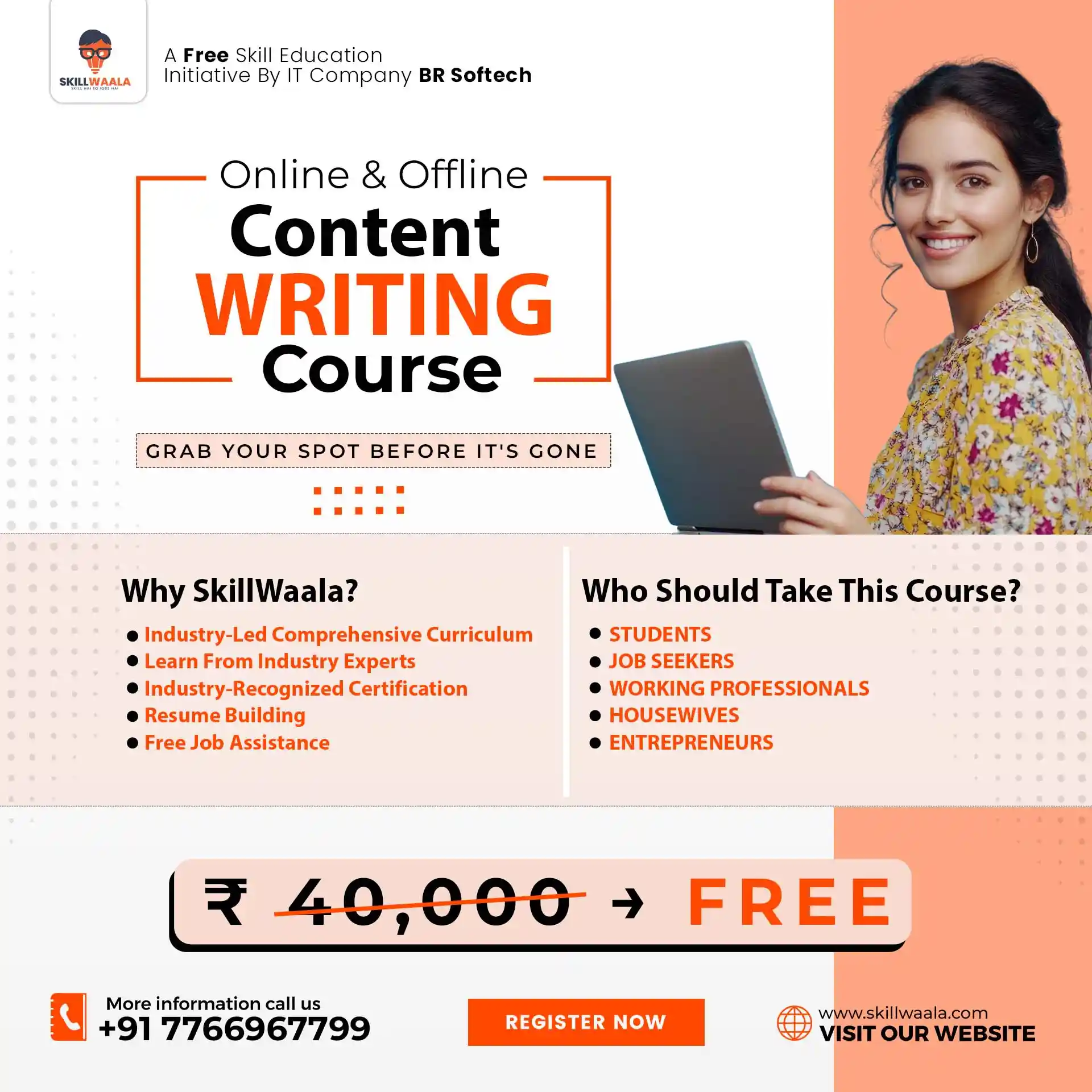 free content writing course