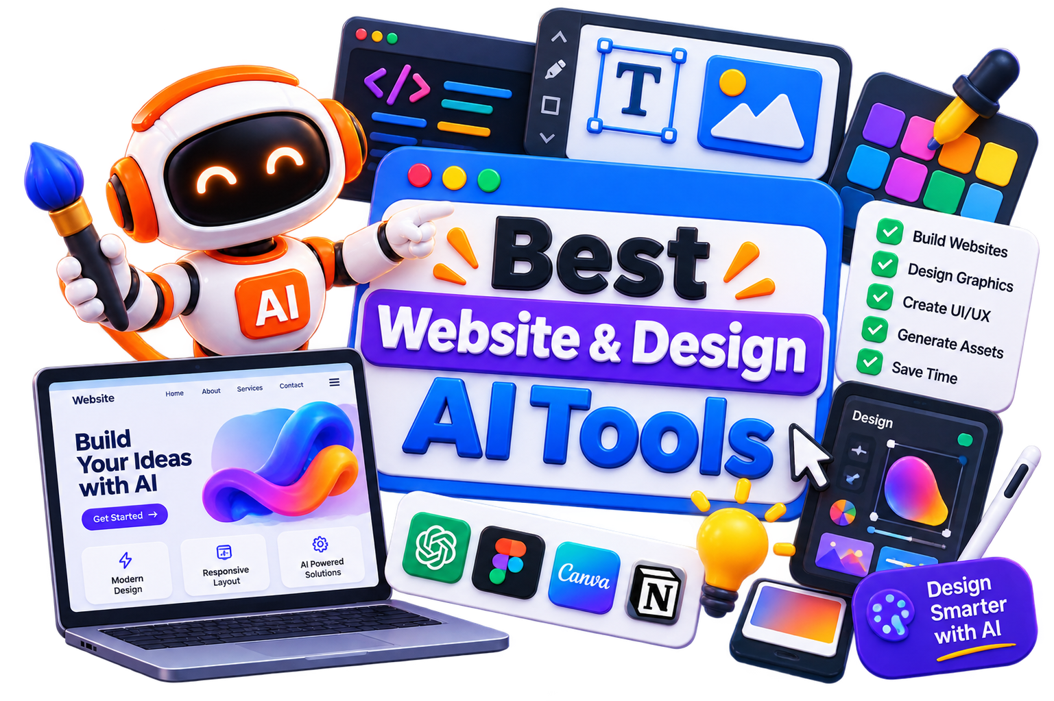 best website design ai tools