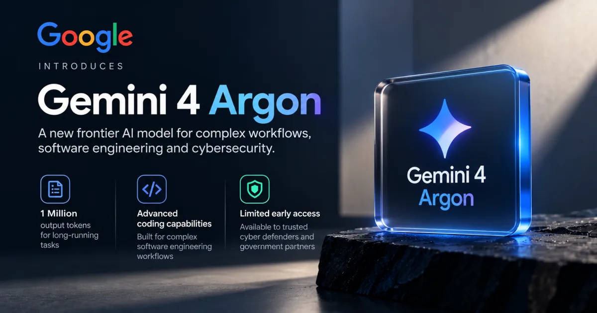 Gemini 4 Argon AI’s New Frontier